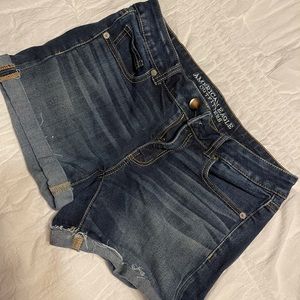AE midi denim shorts